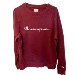 Burgundy Champion Crewneck